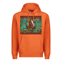 Carrot western horse horseshoe roses gemstones glitter wooden Premium Hoodie - Artiststas