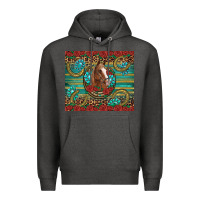 Charcoal Heather western horse horseshoe roses gemstones glitter wooden Premium Hoodie - Artiststas