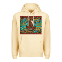 Pina Colada western horse horseshoe roses gemstones glitter wooden Premium Hoodie - Artiststas