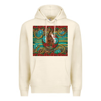 Tofu western horse horseshoe roses gemstones glitter wooden Premium Hoodie - Artiststas