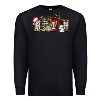 Black Faith Premium Sweatshirt - CowhideDigitalArt