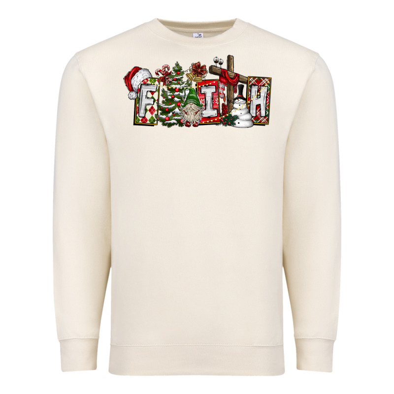 Faith Premium Sweatshirt by CowhideDigitalArt | Teevron