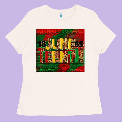 Juneteenth 1865 Tumbler Ladies Tee Designed By Barkaloodesign