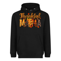 Black thankful mama Heavyweight Hoodie - texasbilliewilder