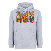 Heather Grey thankful mama Heavyweight Hoodie - texasbilliewilder