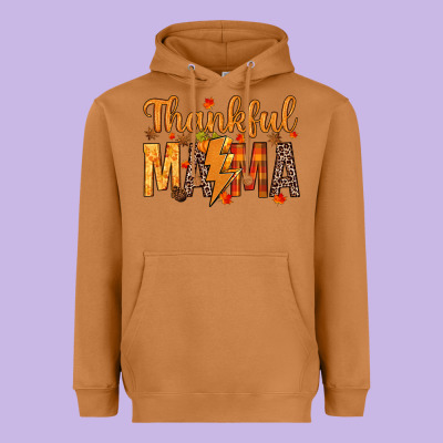 Thankful Mama Heavyweight Hoodie Designed By Texasbilliewilder