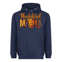 Navy thankful mama Heavyweight Hoodie - texasbilliewilder