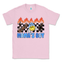 Bubblegum Pink mama's boy Classic Tee - MaliasSmallBusiness