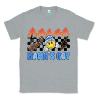 Heather Grey mama's boy Classic Tee - MaliasSmallBusiness