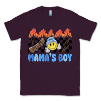 Plum mama's boy Classic Tee - MaliasSmallBusiness