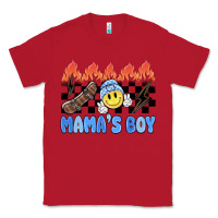 Red mama's boy Classic Tee - MaliasSmallBusiness