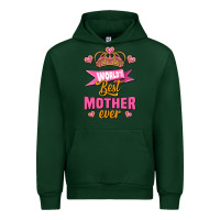 Forest Green world's best mother ever Urban Hoodie - Jasminsmagicworld