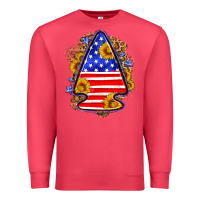 Cardinal American flag arrowhead Premium Sweatshirt - Neo Western