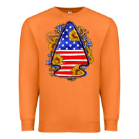 Carrot American flag arrowhead Premium Sweatshirt - Neo Western
