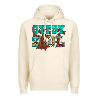 Tofu western gypsy soul horse roses serape aztec leopard Premium Hoodie - Artiststas