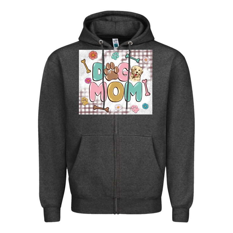 Dog Mom Zipper Hoodie by MaliasSmallBusiness | Teevron
