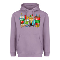 Lavender teacher coffee cups Heavyweight Hoodie - Zillion Design Studio