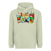 Matcha teacher coffee cups Heavyweight Hoodie - Zillion Design Studio