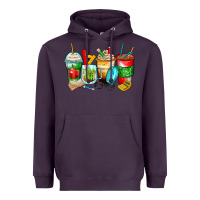 Plum teacher coffee cups Heavyweight Hoodie - Zillion Design Studio