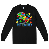 Black autism rex Long Sleeve Tee - BarkalooDesign