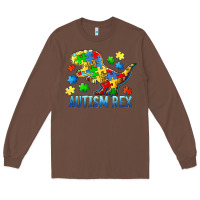 Chestnut autism rex Long Sleeve Tee - BarkalooDesign