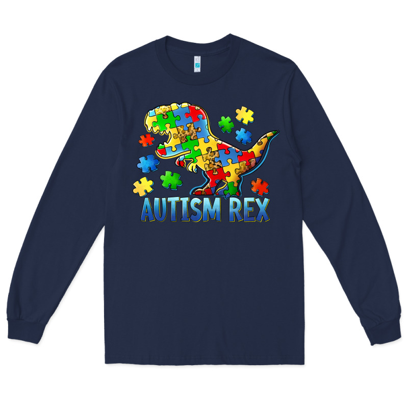 Autism Rex Long Sleeve Tee by BarkalooDesign | Teevron