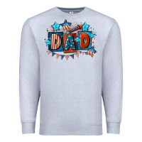 Heather Grey American Dad  4th of july Premium Sweatshirt - CowGirlArtShop