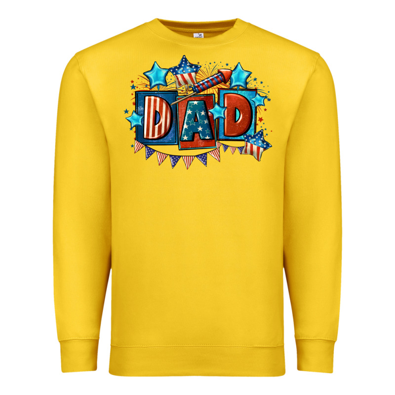 American Dad  4th Of July Premium Sweatshirt by CowGirlArtShop | Teevron