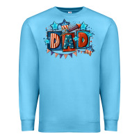 Ocean Blue American Dad  4th of july Premium Sweatshirt - CowGirlArtShop