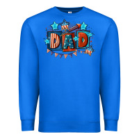 True Royal American Dad  4th of july Premium Sweatshirt - CowGirlArtShop