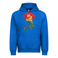 Cobalt Ketchup And Mustard Rose Urban Hoodie - LillyAllenDesigns