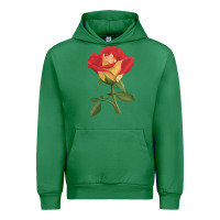 Emerald Ketchup And Mustard Rose Urban Hoodie - LillyAllenDesigns