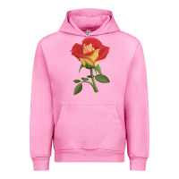 Fuchsia Pink Ketchup And Mustard Rose Urban Hoodie - LillyAllenDesigns