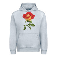 Heather Grey Ketchup And Mustard Rose Urban Hoodie - LillyAllenDesigns