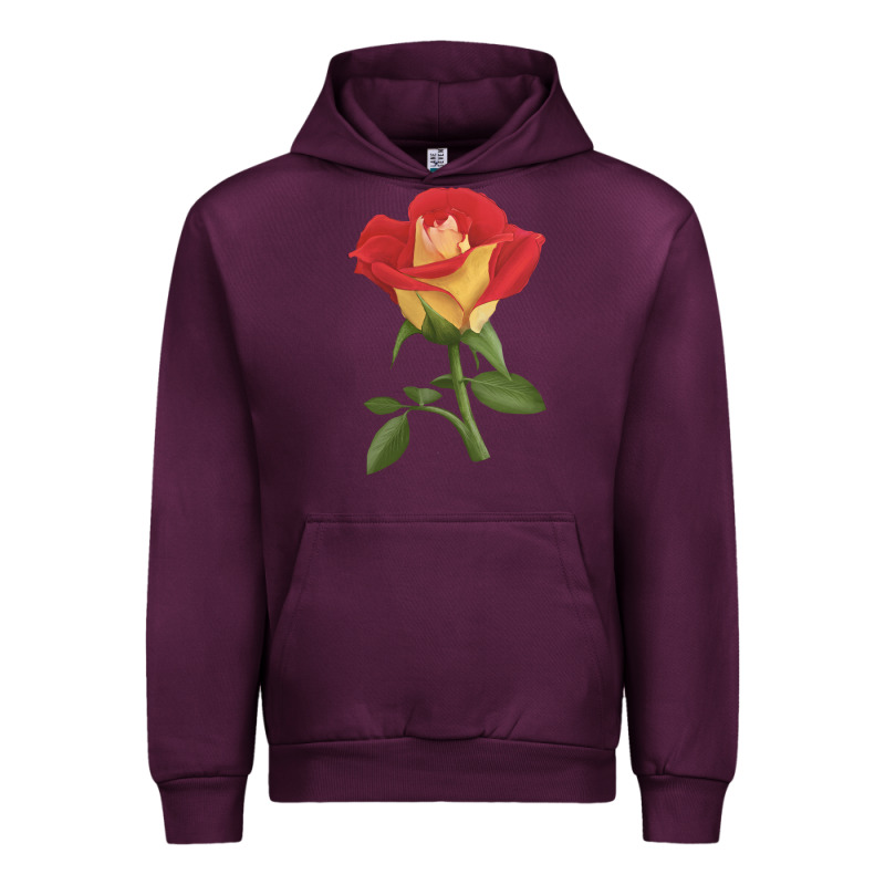 Ketchup And Mustard Rose Urban Hoodie by LillyAllenDesigns | Teevron