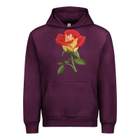 Mauve Wine Ketchup And Mustard Rose Urban Hoodie - LillyAllenDesigns