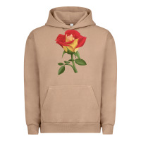Pigment Burro Ketchup And Mustard Rose Urban Hoodie - LillyAllenDesigns