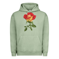 Pigment Oil Green Ketchup And Mustard Rose Urban Hoodie - LillyAllenDesigns