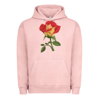 Pigment Salmon Ketchup And Mustard Rose Urban Hoodie - LillyAllenDesigns