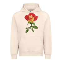Sandshell Ketchup And Mustard Rose Urban Hoodie - LillyAllenDesigns