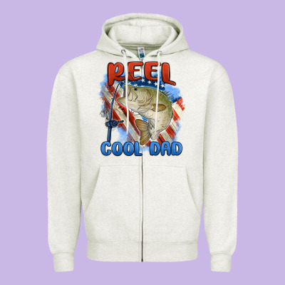 Zipper Hoodie reel cool dad