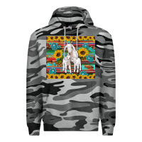 Slate Camo goats mom and baby sunflowers gemstones serape leopard glitter wooden Premium Hoodie - Artiststas