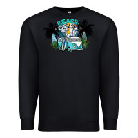 Black beach please Premium Sweatshirt - SublimationCraftShop