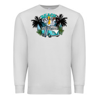 Dove Grey beach please Premium Sweatshirt - SublimationCraftShop