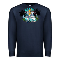 Navy beach please Premium Sweatshirt - SublimationCraftShop