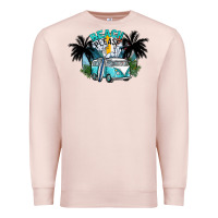 Pale Pink beach please Premium Sweatshirt - SublimationCraftShop