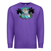 Purple beach please Premium Sweatshirt - SublimationCraftShop
