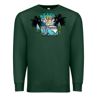 Sports Green beach please Premium Sweatshirt - SublimationCraftShop