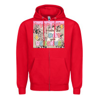 Red have the day you deserve Zipper Hoodie - MaliasSmallBusiness
