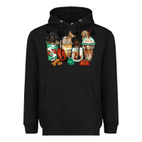 Black dog coffee cups Heavyweight Hoodie - Zillion Design Studio